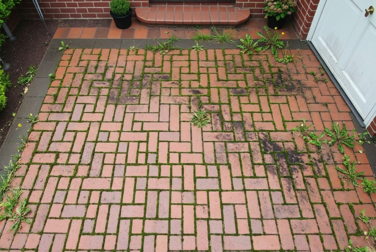 Driveway before